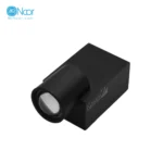 چراغ دکوراتیو لوله ای یک‌طرفه لنز محدب بدنه مشکی