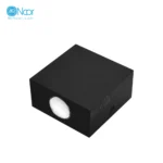 چراغ دکوراتیو مربع یک‌طرفه لنز محدب بدنه مشکی