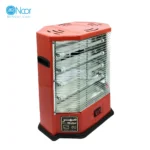 بخاری برقی چهارشعله فن دار 1500 وات مهر