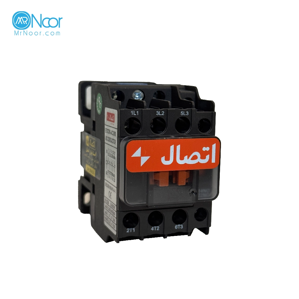 کنتاکتور موتوری 12 آمپر AC3 اتصال